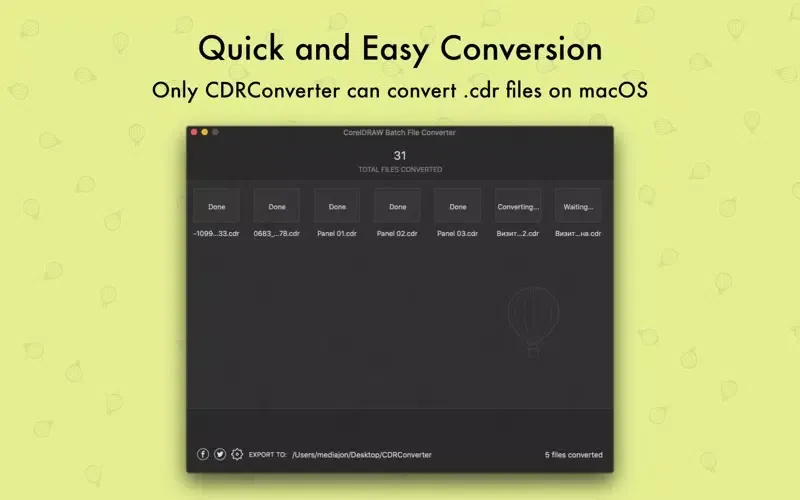 صور CDRConverter - for CorelDRAW