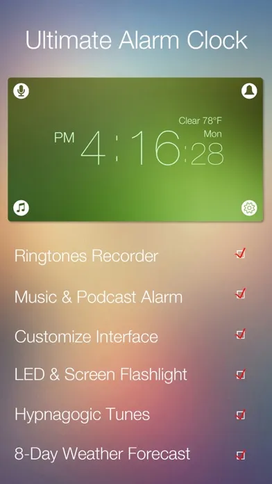 Daily Clock: Ringtone Recorder स्क्रीनशॉट