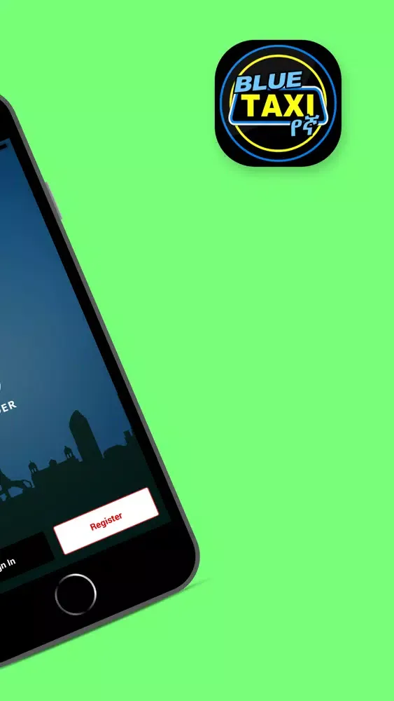 Blue Taxi App Screenshots
