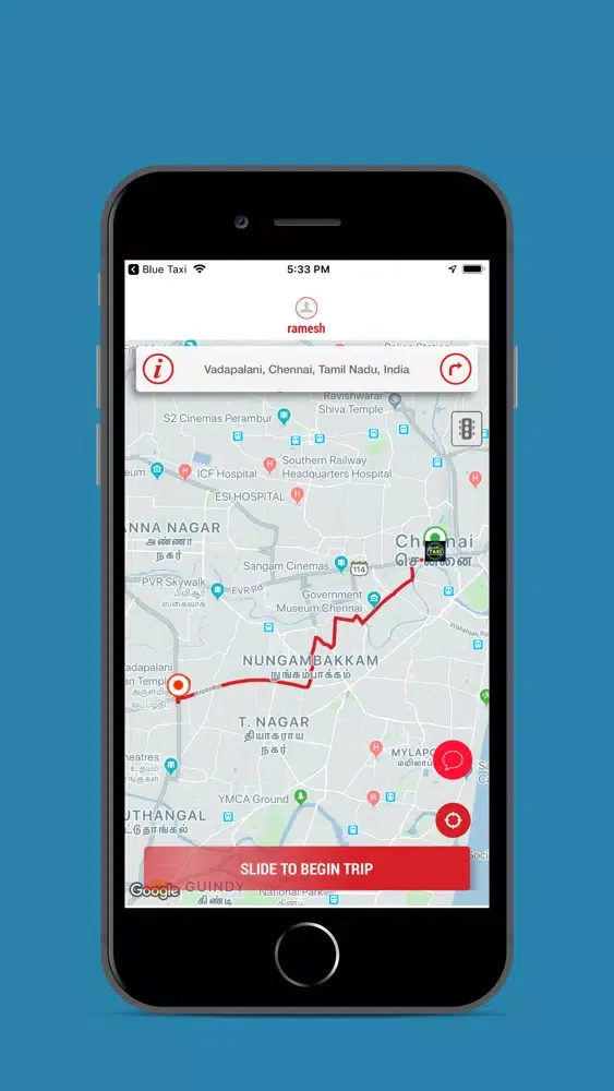 Blue Taxi driver Screenshots