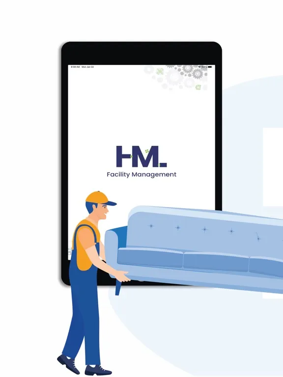 Tangkapan layar HML Facility management iPad 