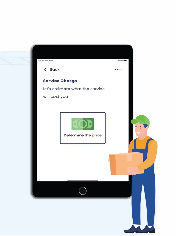Tangkapan layar HML Facility management iPad 