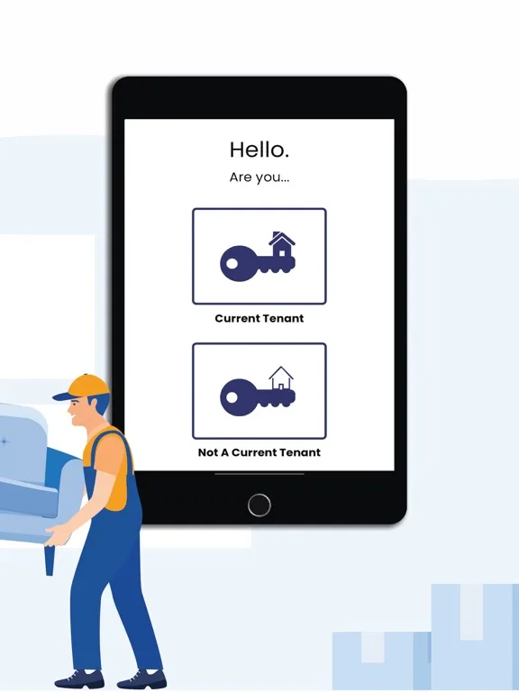 Tangkapan layar HML Facility management iPad 