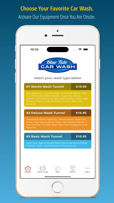 Capturas de tela do Blue Tide Car Wash