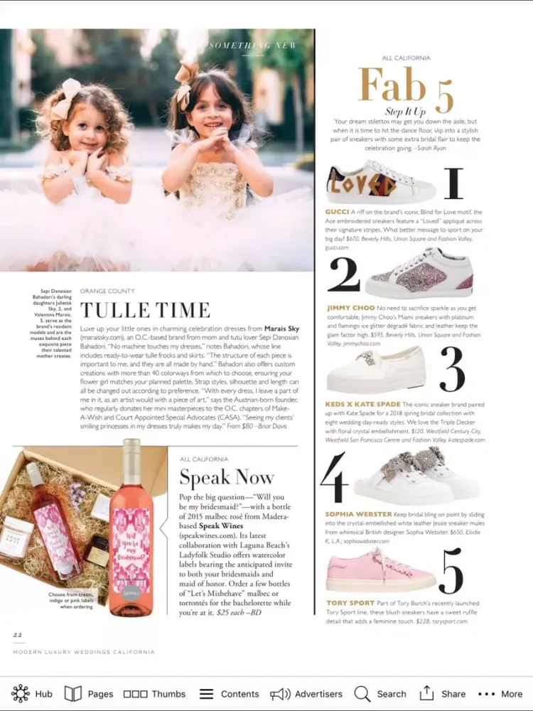 Weddings California iPad स्क्रीनशॉट