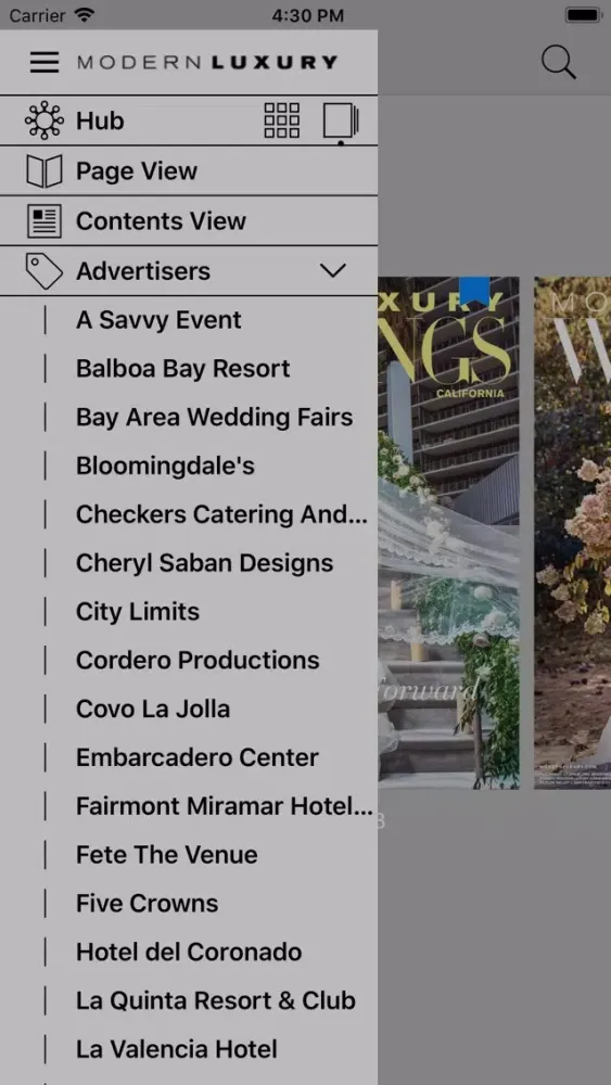 Weddings California स्क्रीनशॉट