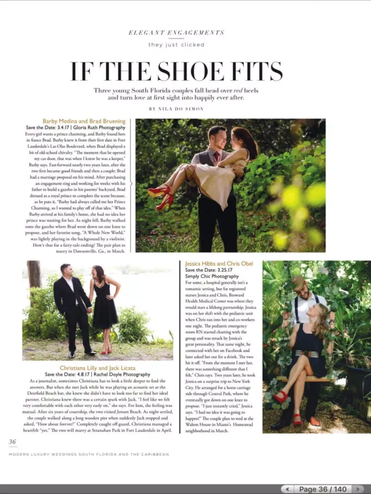 Weddings South Florida iPad स्क्रीनशॉट