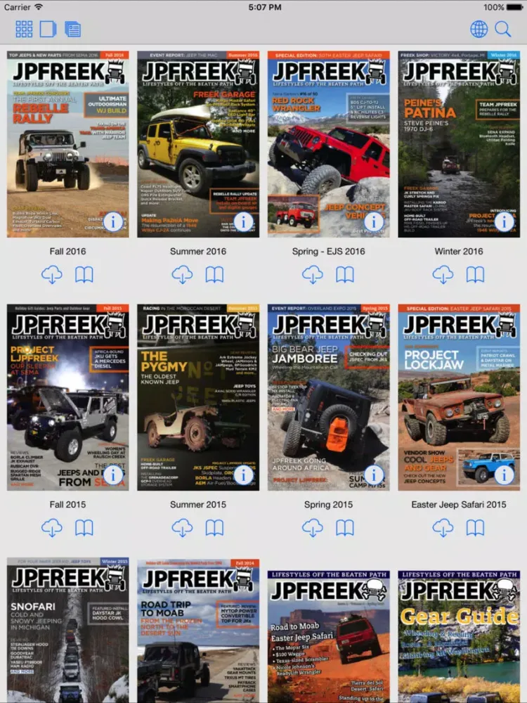 JPFreek Adventure Magazine iPad 应用截图