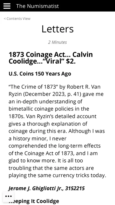 The Numismatist 스크린샷