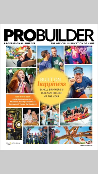 Zrzuty ekranu Professional Builder Magazine