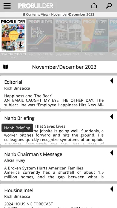 Zrzuty ekranu Professional Builder Magazine