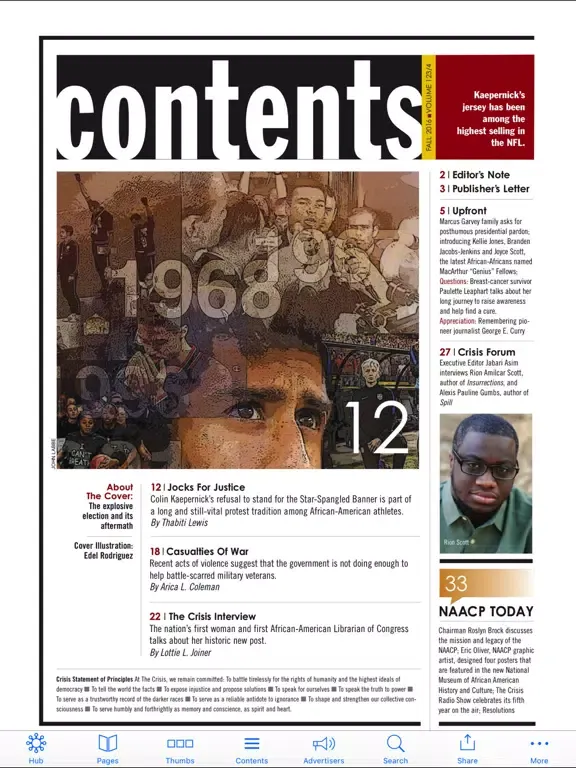 The Crisis Magazine iPad سکرین شاٹس