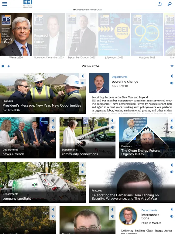 Electric Perspectives Mag iPad Ekran Görüntüleri