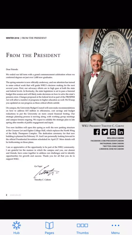 WKU SPIRIT Screenshots