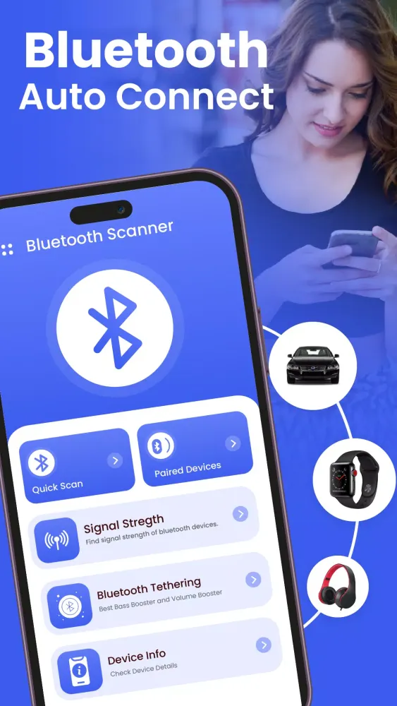 Bluetooth Auto Connect Scanner Screenshots