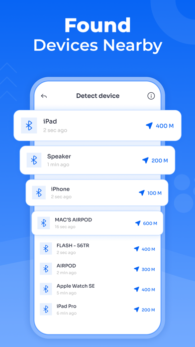 Tangkapan layar Bluetooth Find My Device