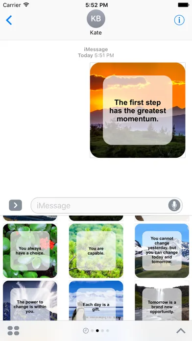 Ảnh chụp màn hình của MindSpire Stickers