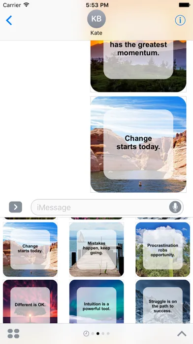 Ảnh chụp màn hình của MindSpire Stickers