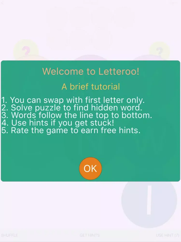 Zrzuty ekranu Letteroo - Tap Letters To Solve Word Puzzle iPad 