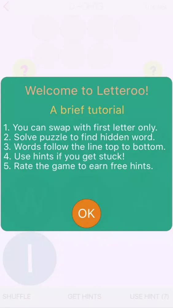 Zrzuty ekranu Letteroo - Tap Letters To Solve Word Puzzle