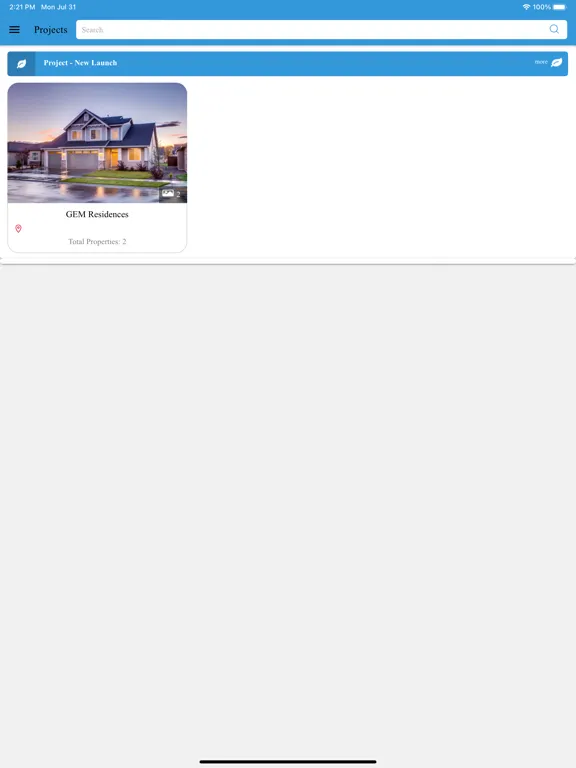 Ảnh chụp màn hình của Homeland App iPad 