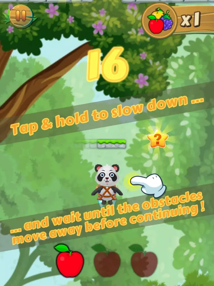ภาพหน้าจอของ Slow Down Panda iPad 