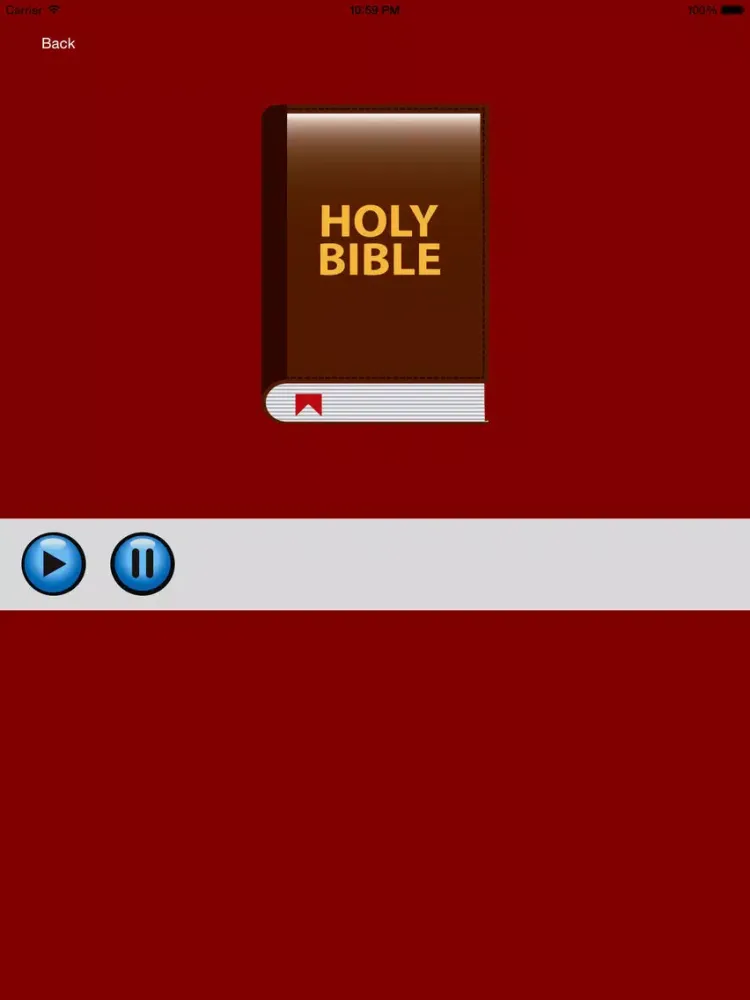 Holy Bible App - KJV Audio and Book iPad 应用截图