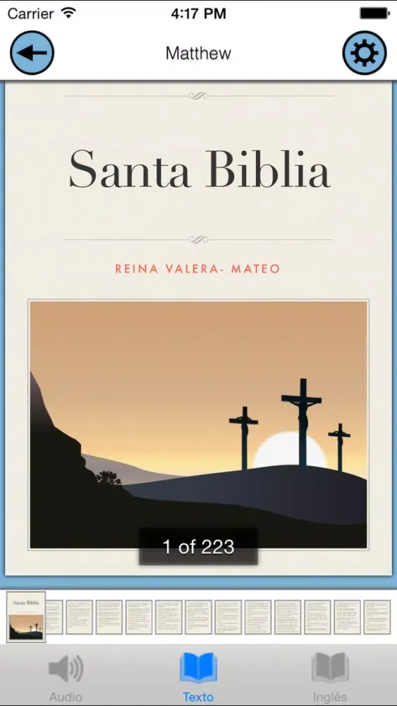 Ảnh chụp màn hình của Santa Biblia Audio - Reina Valera en Español