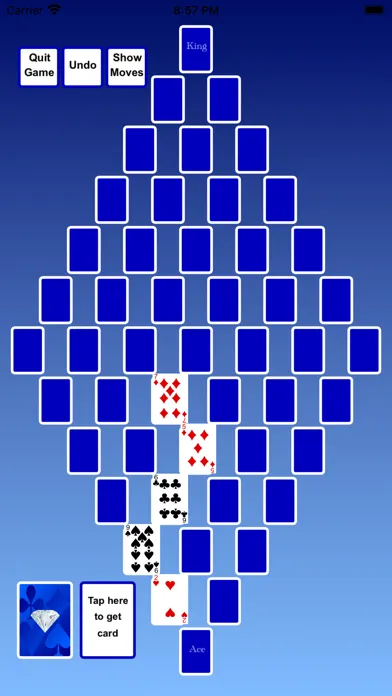 Solitaire Diamond Path Version スクリーンショット