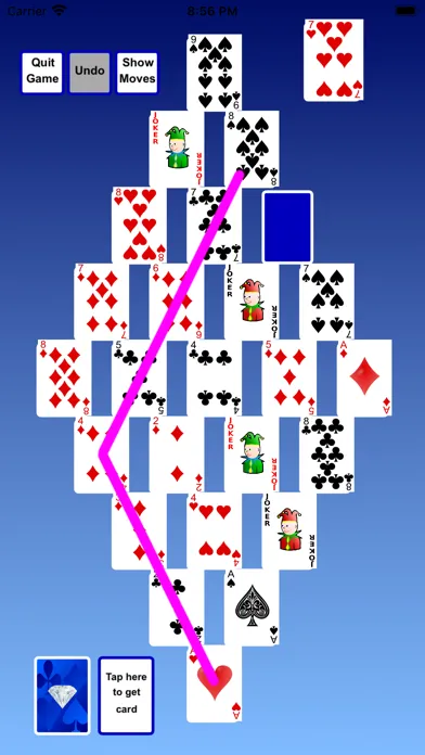 Solitaire Diamond Path Version スクリーンショット