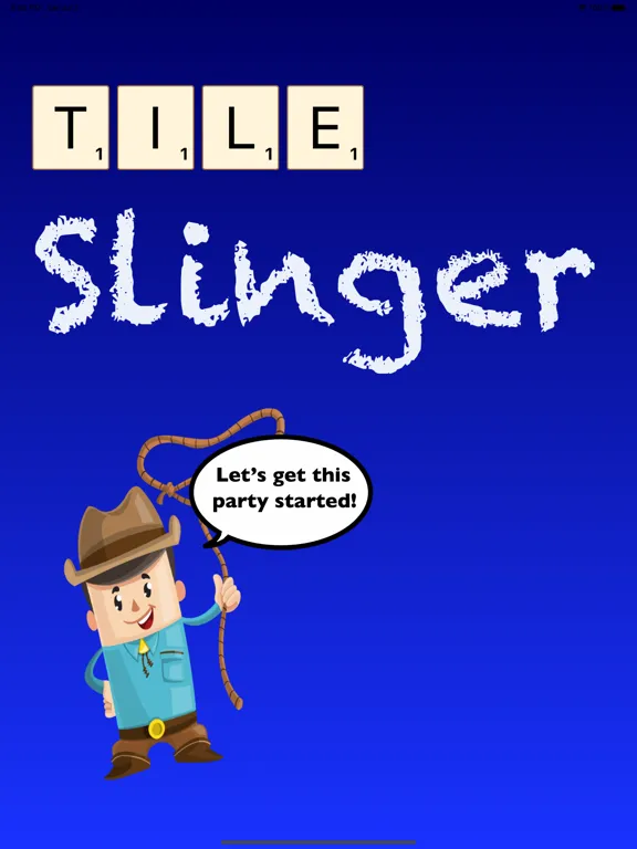 Tile Slinger Word Tile Game iPad  Screenshots