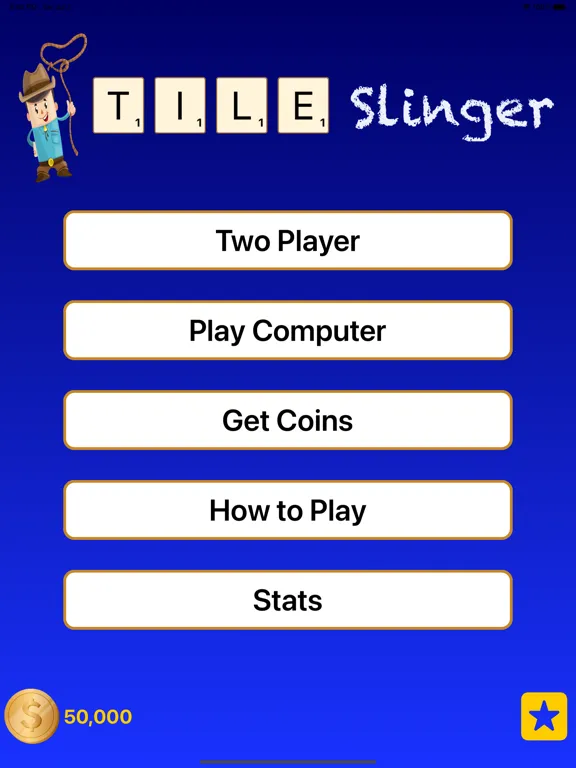 Tile Slinger Word Tile Game iPad  Screenshots