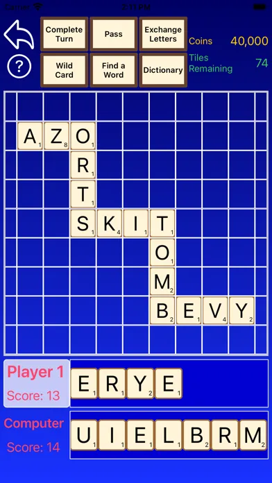 Tile Slinger Word Tile Game Screenshots