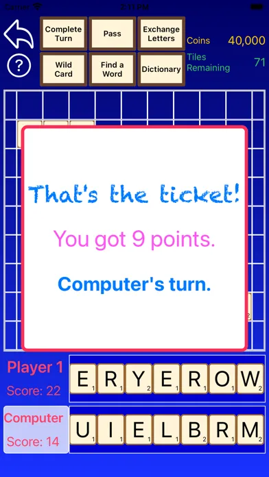 Tile Slinger Word Tile Game Screenshots