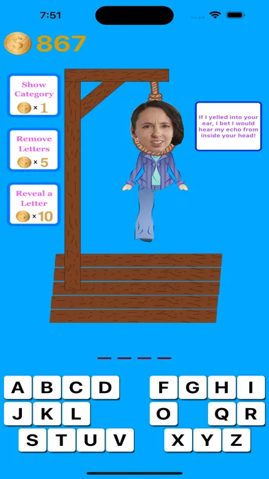 Hangman in English or Spanish应用截图