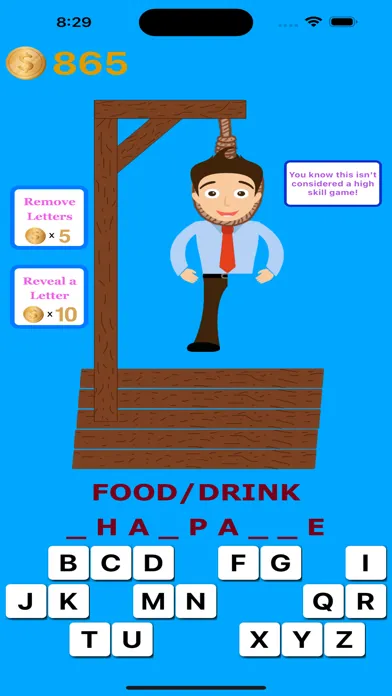 Hangman in English or Spanish应用截图