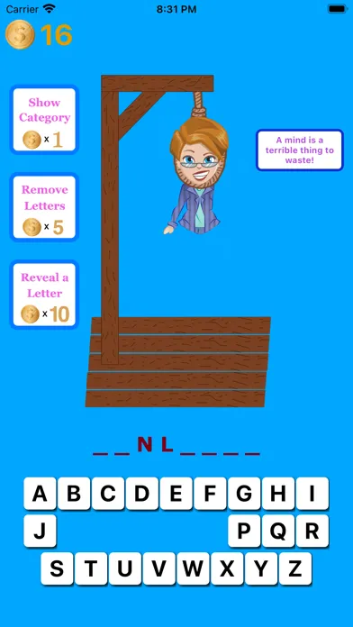 Hangman in English or Spanish应用截图