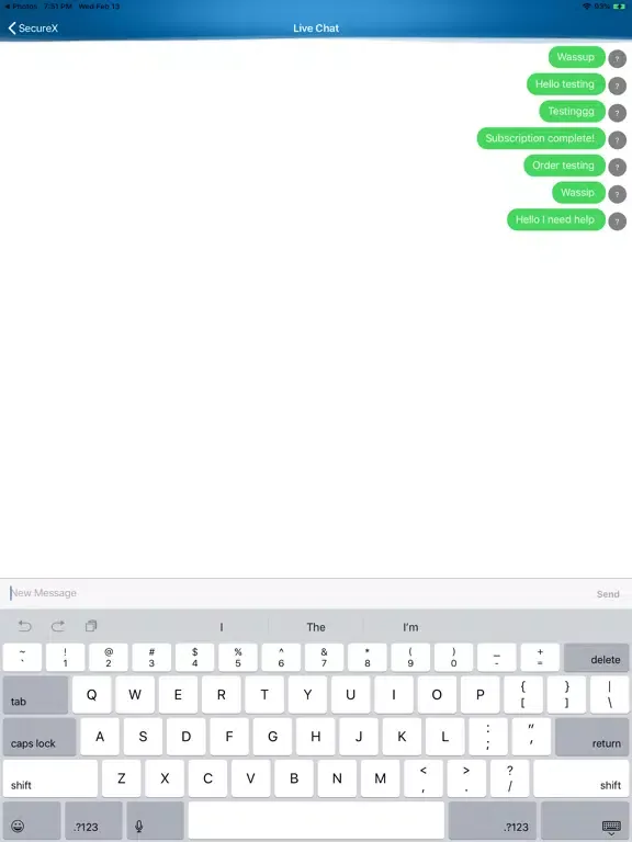 SecureX by BlueWave Tech iPad  Screenshots