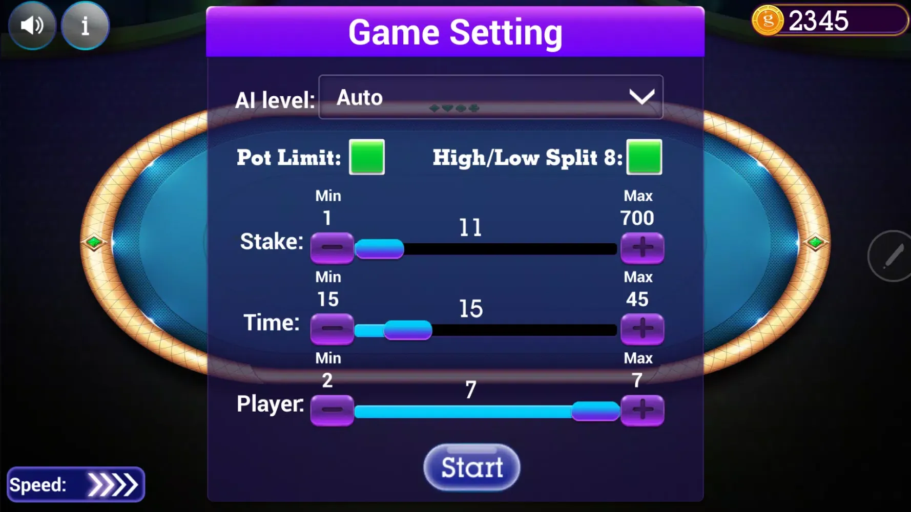 Omaha Poker Offline Screenshots