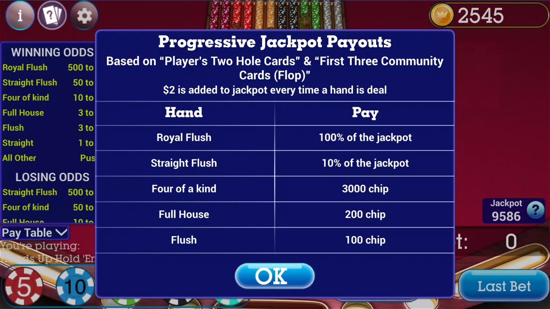 Zrzuty ekranu Ultimate Poker Texas Holdem