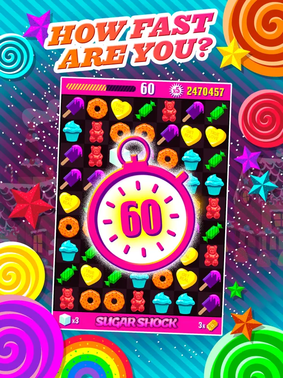 Captures d'écran de Sugar Shock: Match Mayhem iPad 