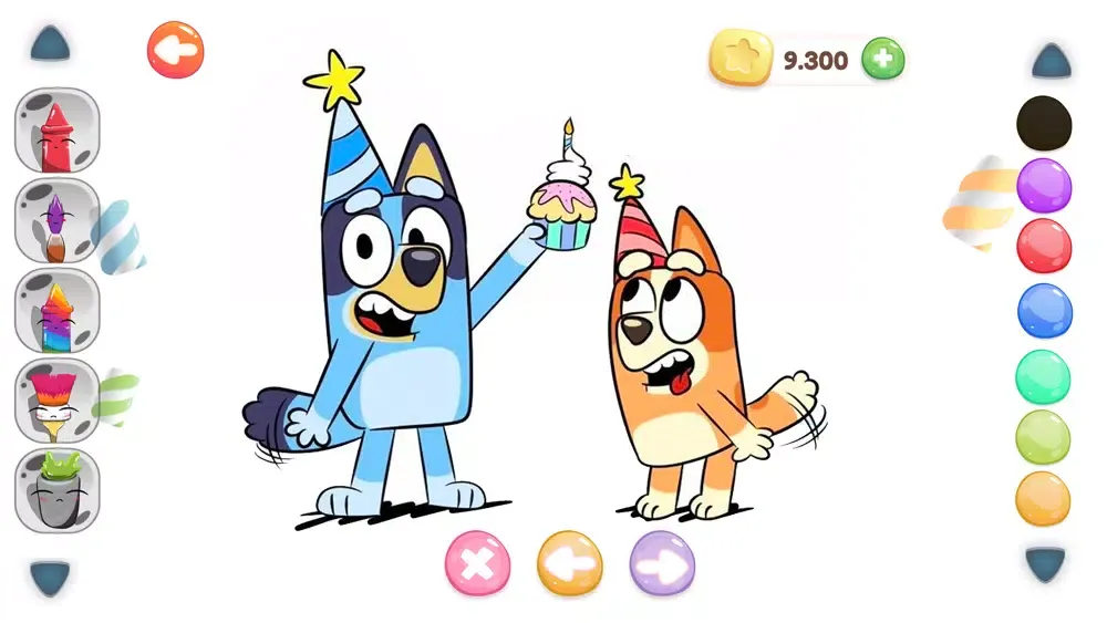 Capturas de pantalla de Cute Bluey Doodle Book