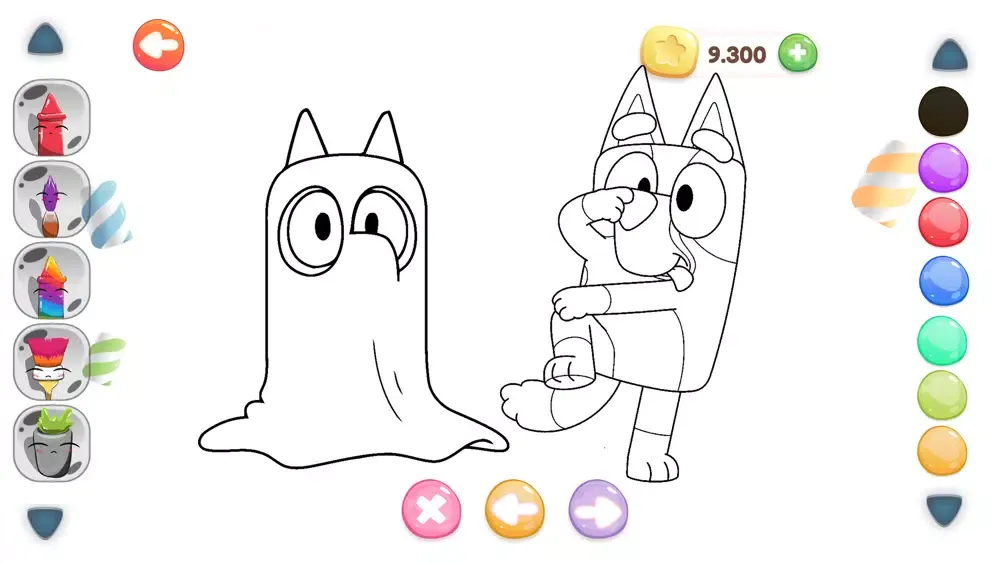 Capturas de pantalla de Cute Bluey Doodle Book