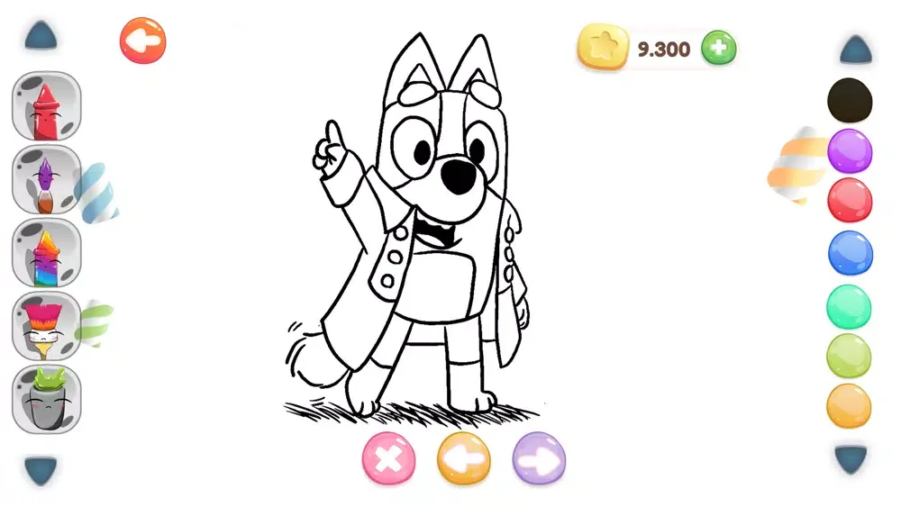 Capturas de pantalla de Cute Bluey Doodle Book