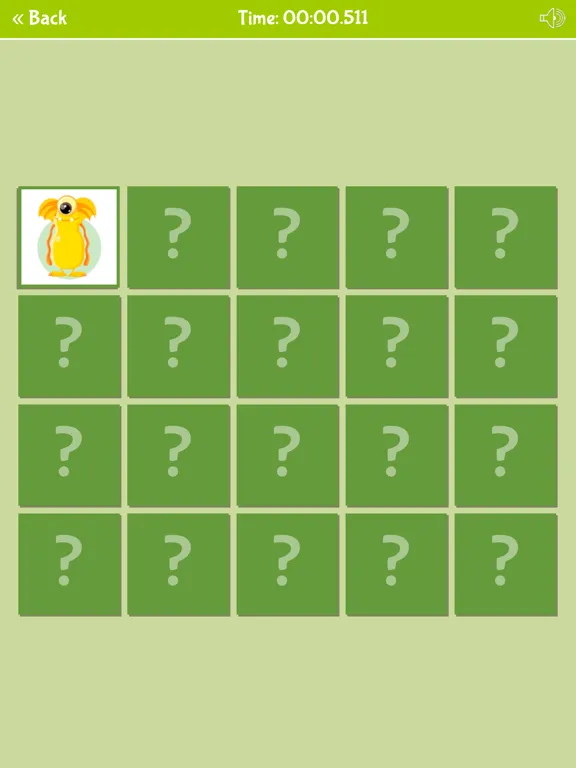 Cute Monsters Matching Game iPad  स्क्रीनशॉट