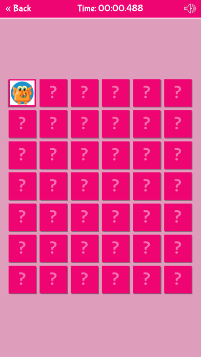 Cute Monsters Matching Game Screenshots