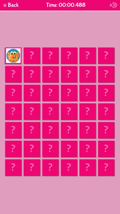 Cute Monsters Matching Game स्क्रीनशॉट