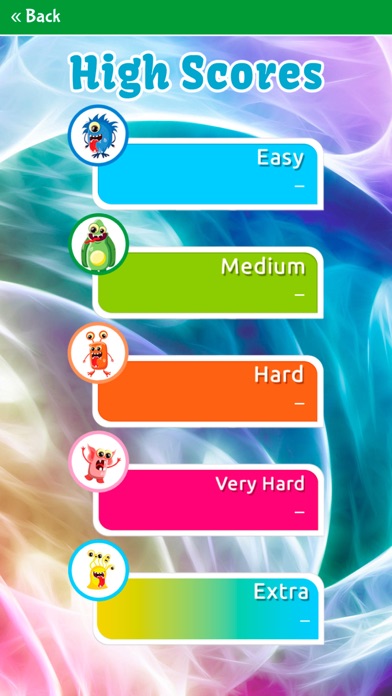Cute Monsters Matching Game Screenshots