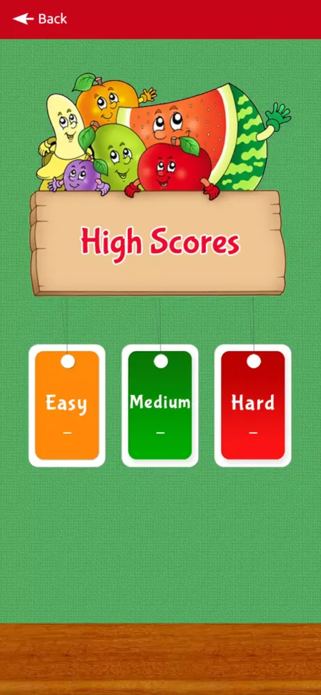 Tangkapan skrin Memory Game: Fruits & Veggies