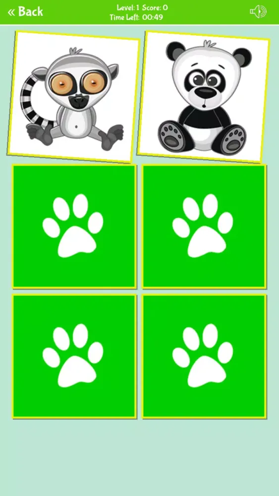 Funny Animals Memory Game应用截图